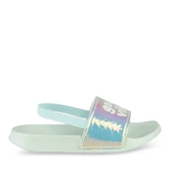 Badslippers BLAUW