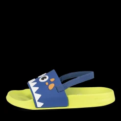 Badslippers BLAUW