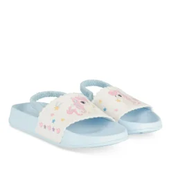Badslippers BLAUW