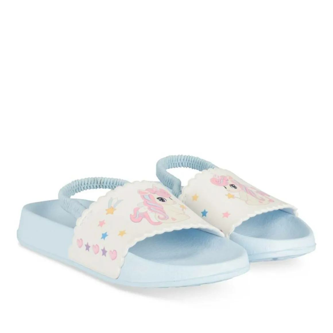 Badslippers BLAUW