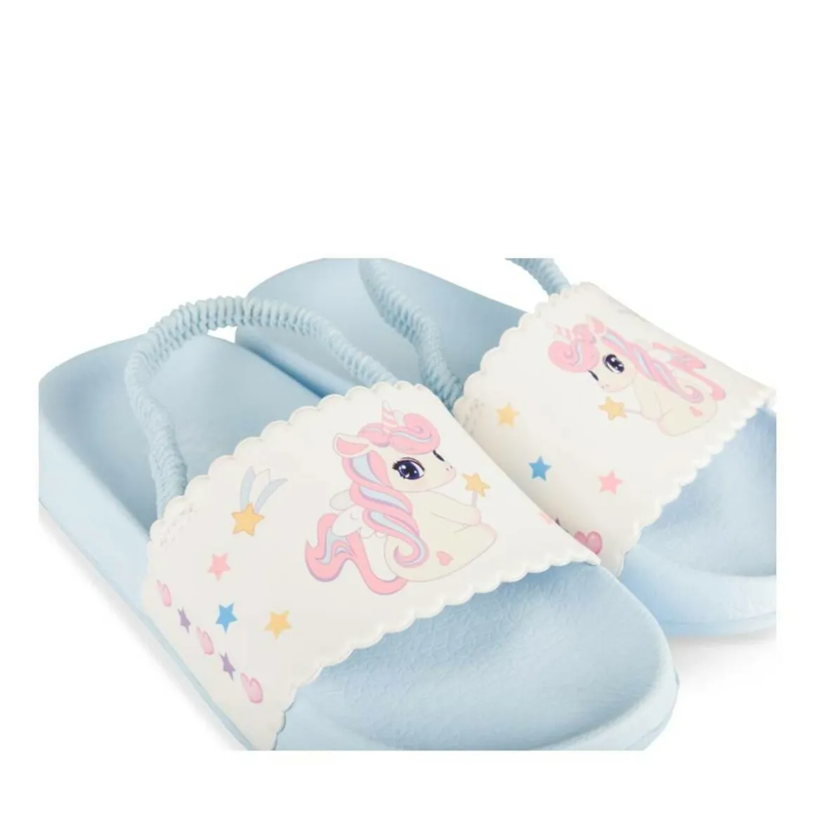 Badslippers BLAUW