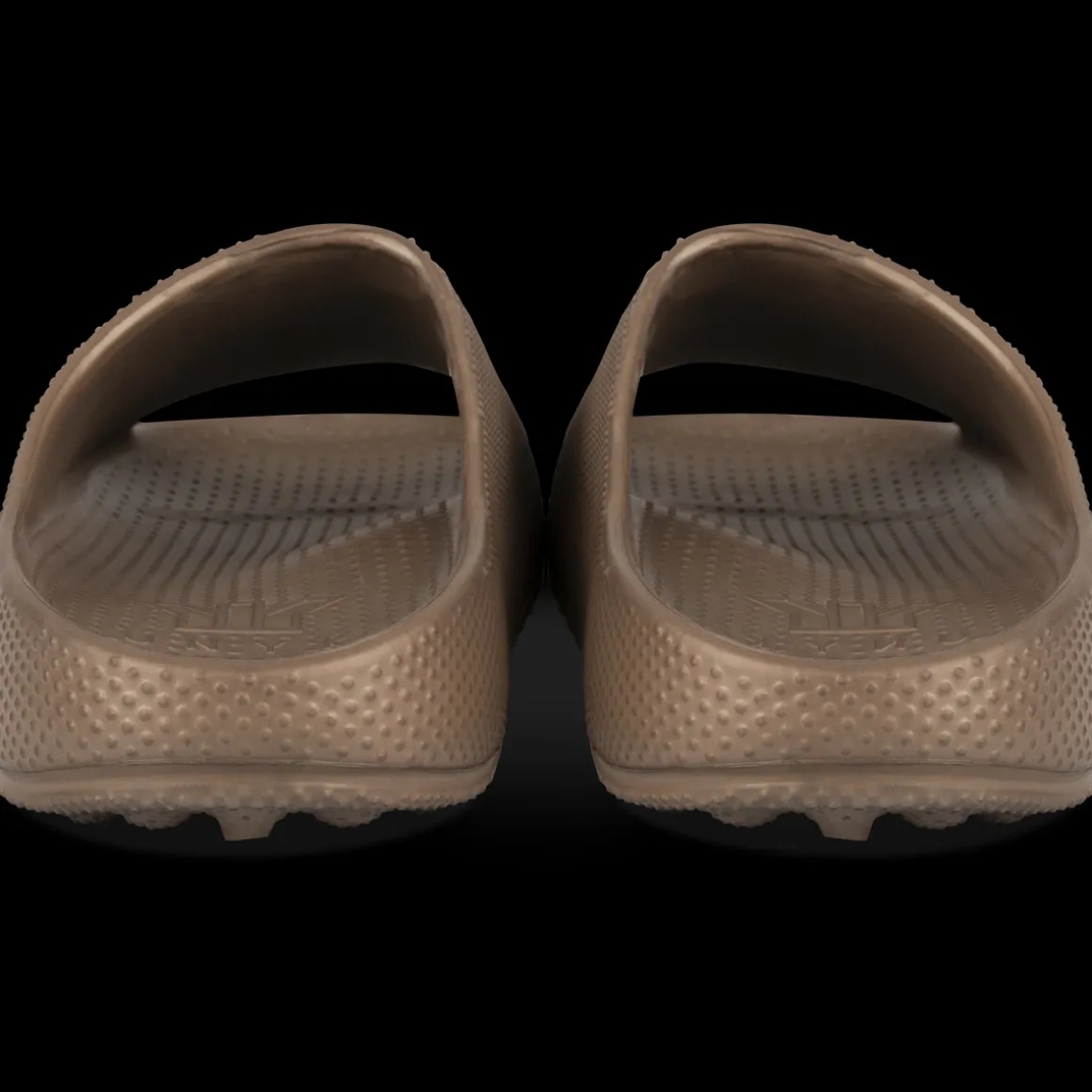 Badslippers KASTANJEBRUIN