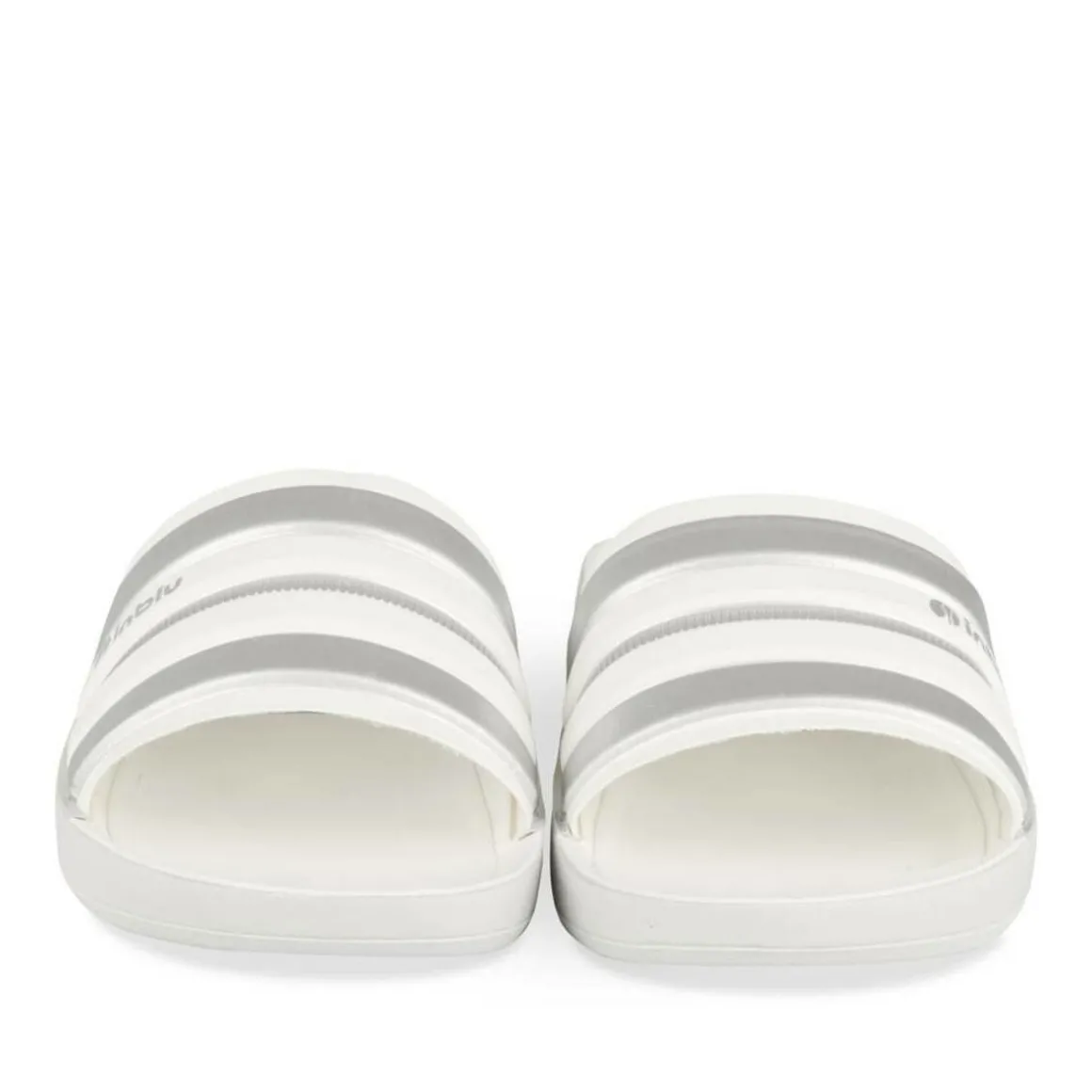 Badslippers WIT INBLU