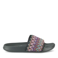 Badslippers ZWART