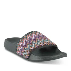 Badslippers ZWART