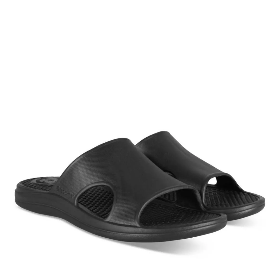 Badslippers ZWART