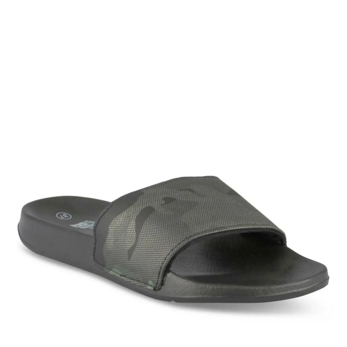 Badslippers ZWART