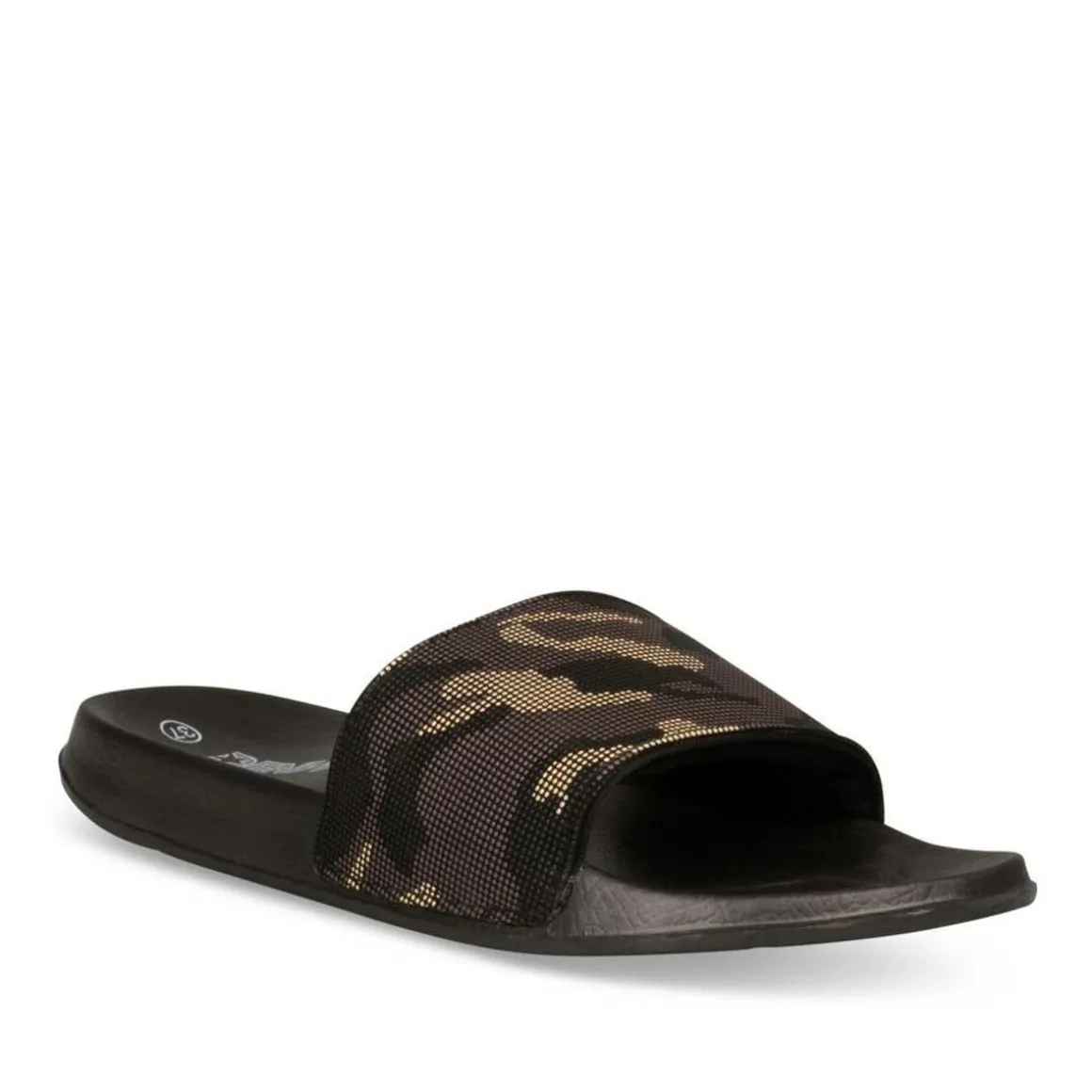 Badslippers ZWART