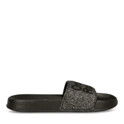 Badslippers ZWART