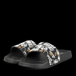 Badslippers ZWART