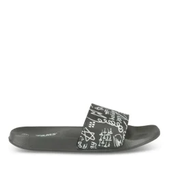 Badslippers ZWART