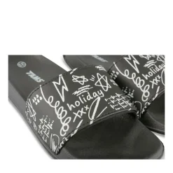 Badslippers ZWART