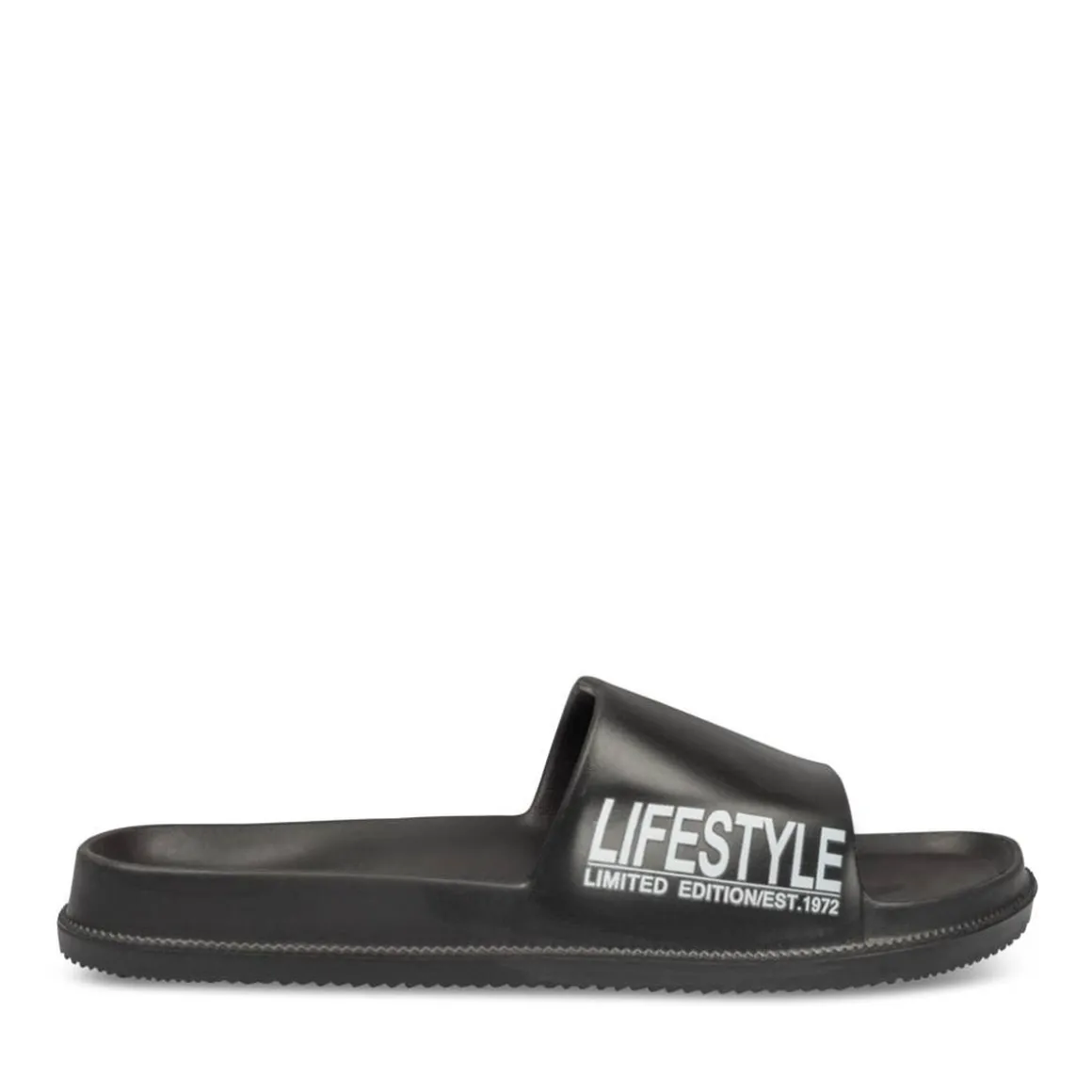 Badslippers ZWART