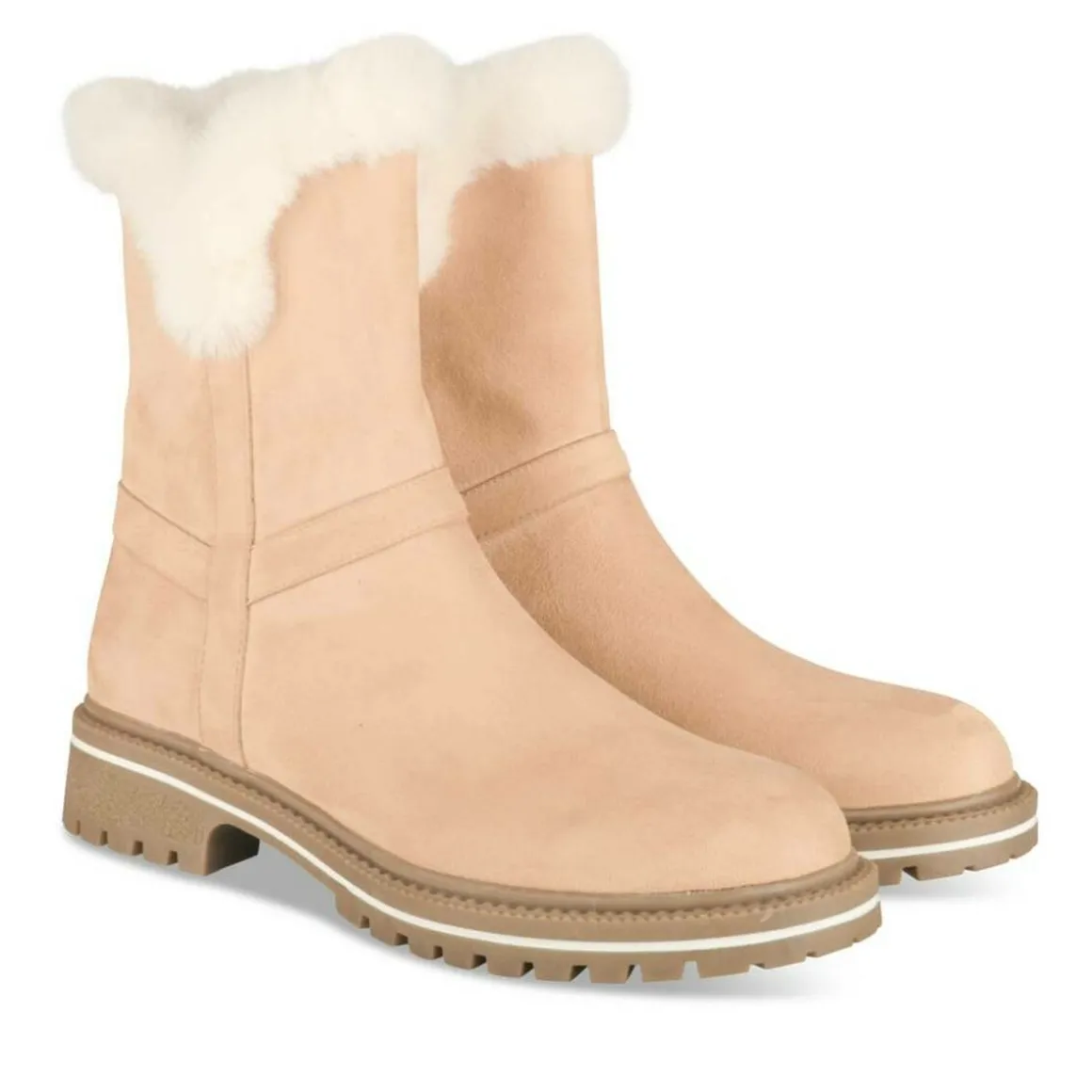 Enkellaarzen BEIGE