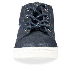 Enkellaarzen BLAUW FREEMOUSS GIRL LEER