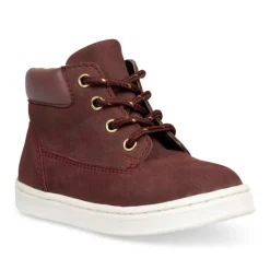 Enkellaarzen BORDEAUX FREEMOUSS GIRL LEER