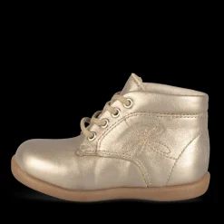 Enkellaarzen GOUD FREEMOUSS GIRL LEER