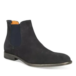 Enkellaarzen NAVY B-BLAKE LEER