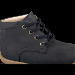 Enkellaarzen NAVY FREEMOUSS BOY LEER