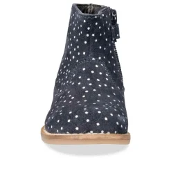 Enkellaarzen NAVY FREEMOUSS GIRL LEER