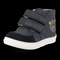 Enkellaarzen NAVY FREEMOUSS BOY LEER
