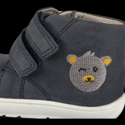 Enkellaarzen NAVY FREEMOUSS BOY LEER