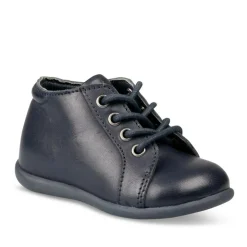 Enkellaarzen NAVY FREEMOUSS BOY LEER