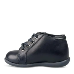 Enkellaarzen NAVY FREEMOUSS BOY LEER