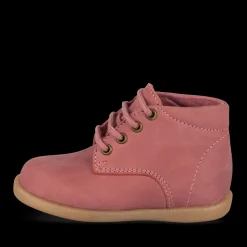 Enkellaarzen ROZE FREEMOUSS GIRL LEER