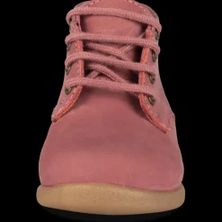 Enkellaarzen ROZE FREEMOUSS GIRL LEER