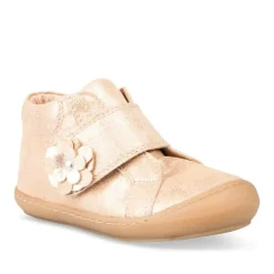 Enkellaarzen ROZE FREEMOUSS GIRL LEER