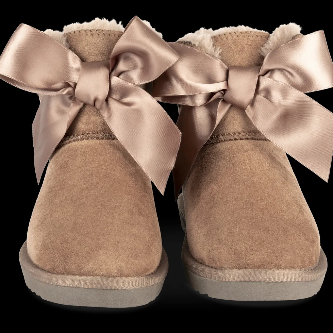 Enkellaarzen TAUPE LOVELY SKULL