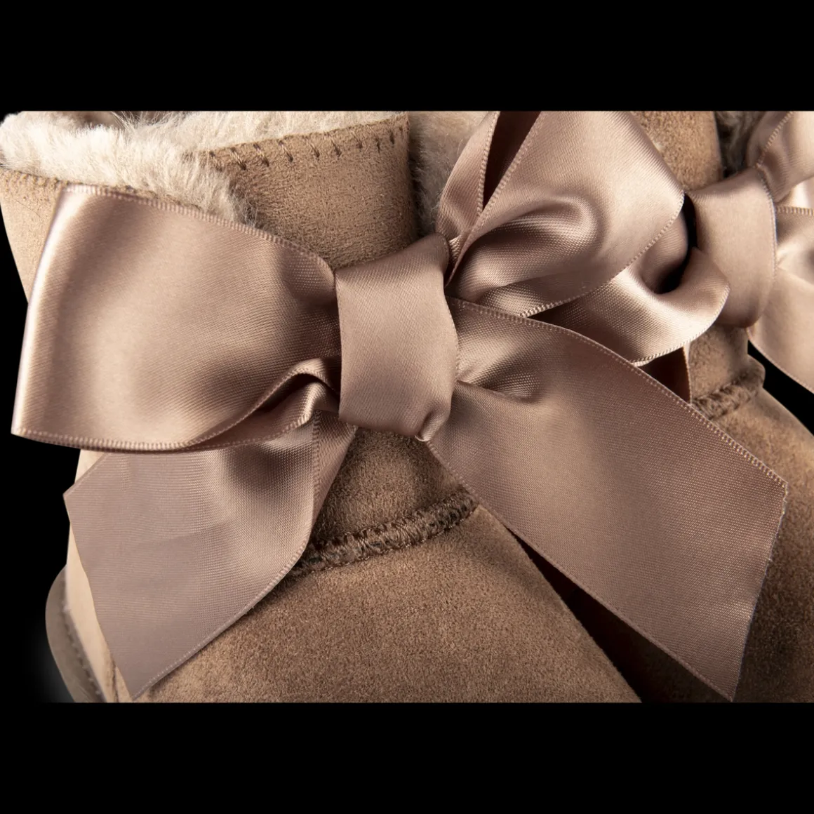 Enkellaarzen TAUPE LOVELY SKULL