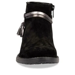 Enkellaarzen ZWART LOVELY SKULL LEER