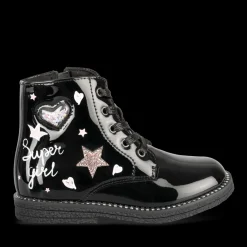 Enkellaarzen ZWART NINI & GIRLS