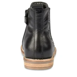 Enkellaarzen ZWART NINI & GIRLS LEER