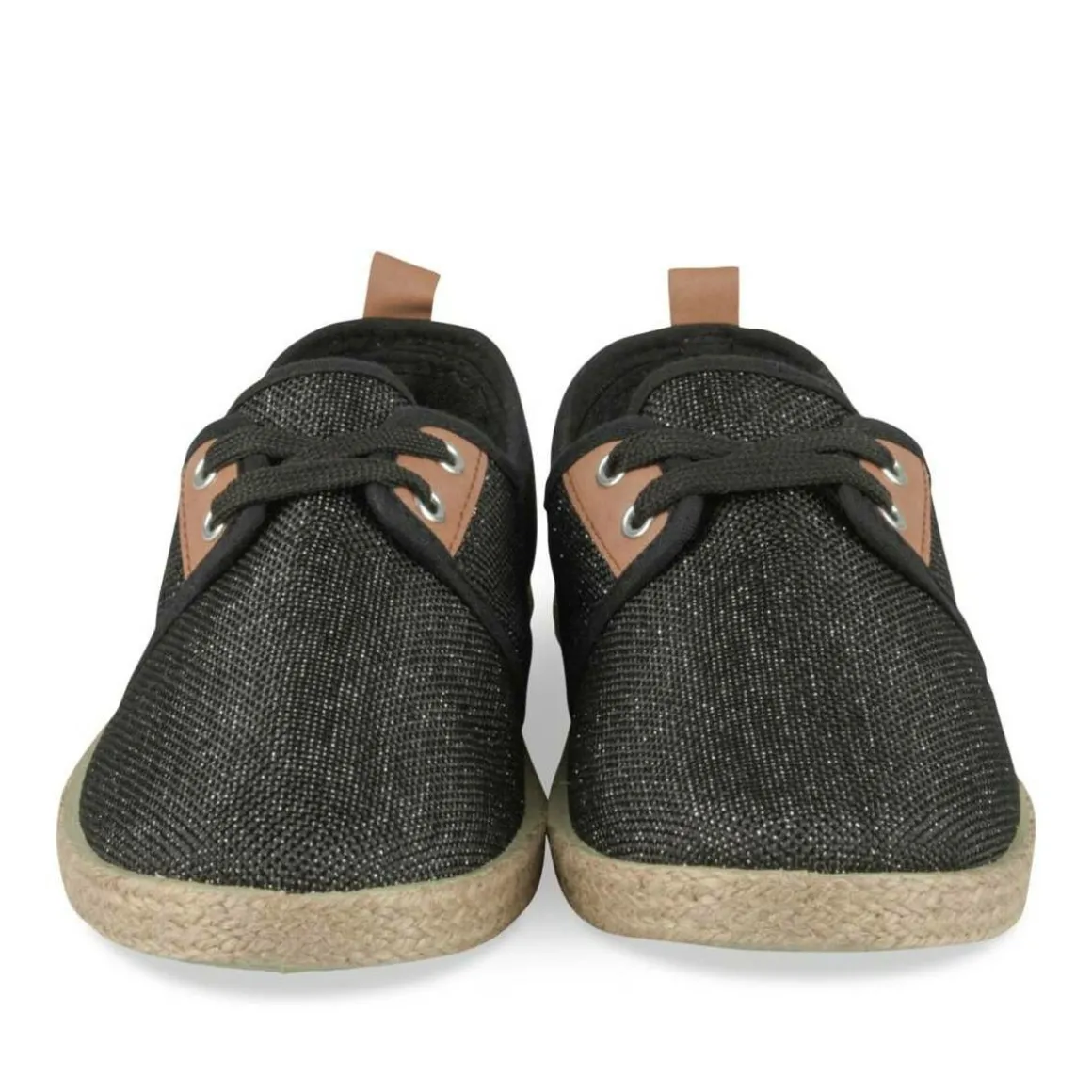 Espadrilles ZWART