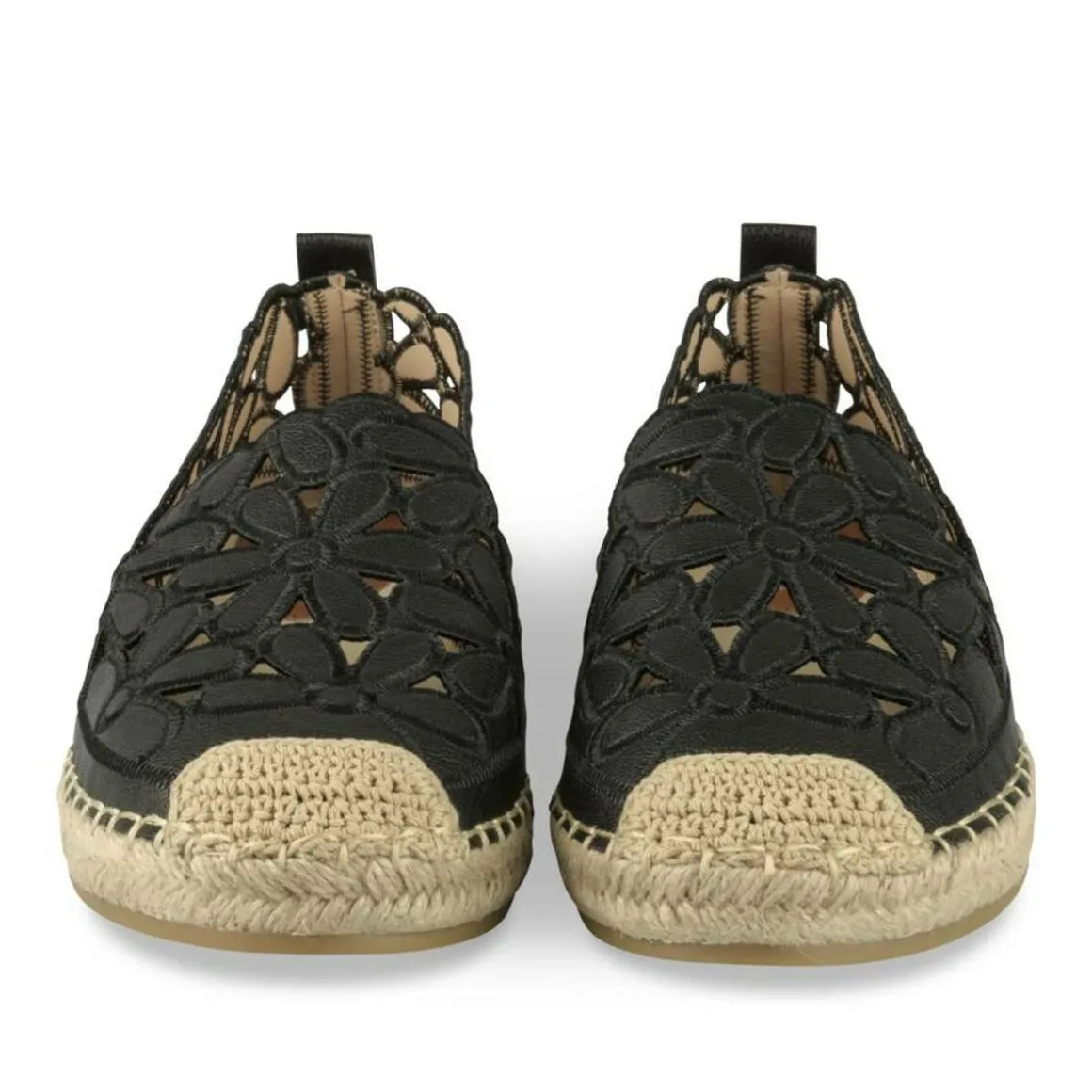 Espadrilles ZWART