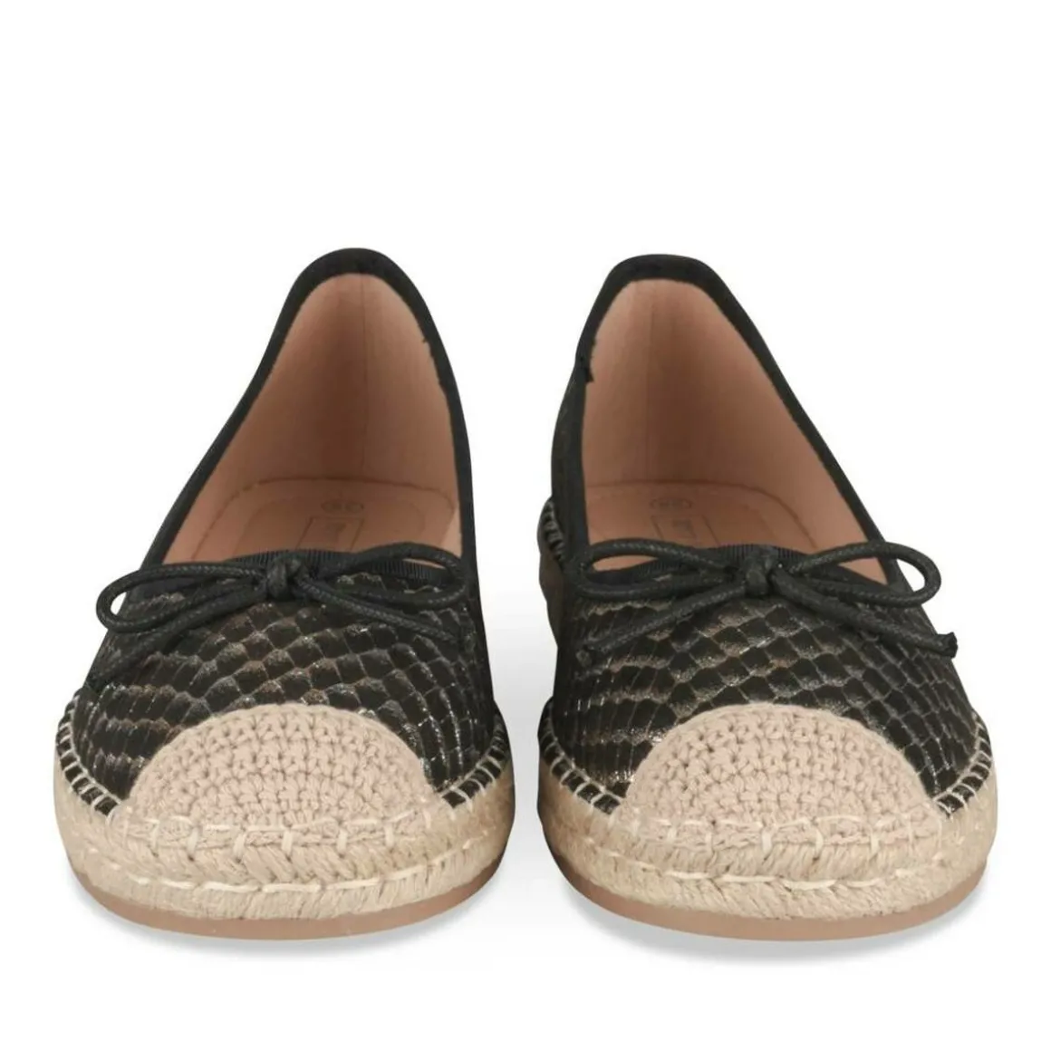 Espadrilles ZWART