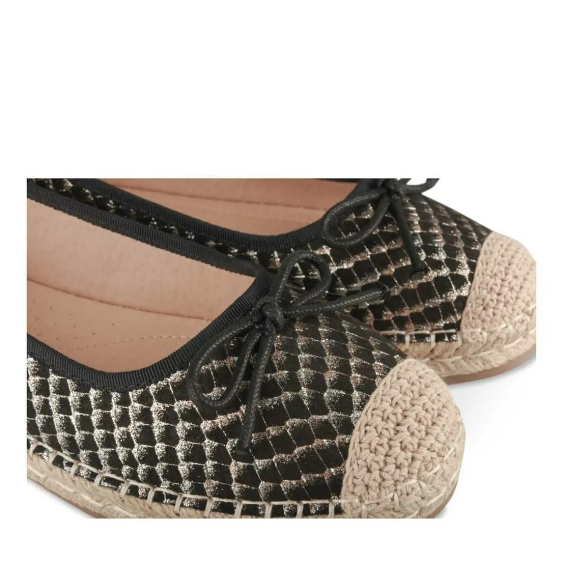 Espadrilles ZWART