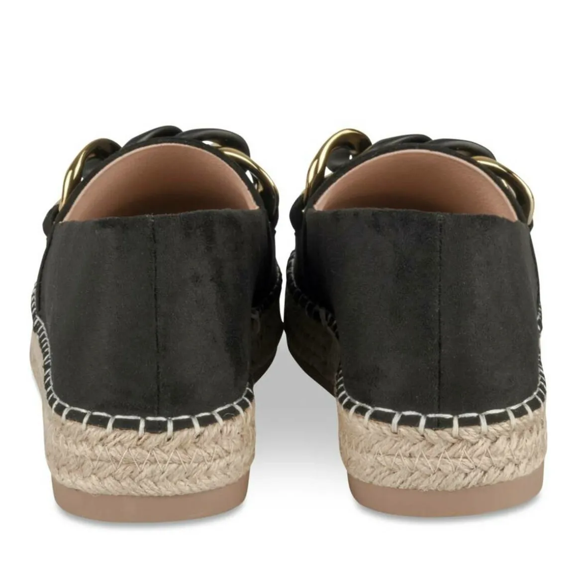 Espadrilles ZWART