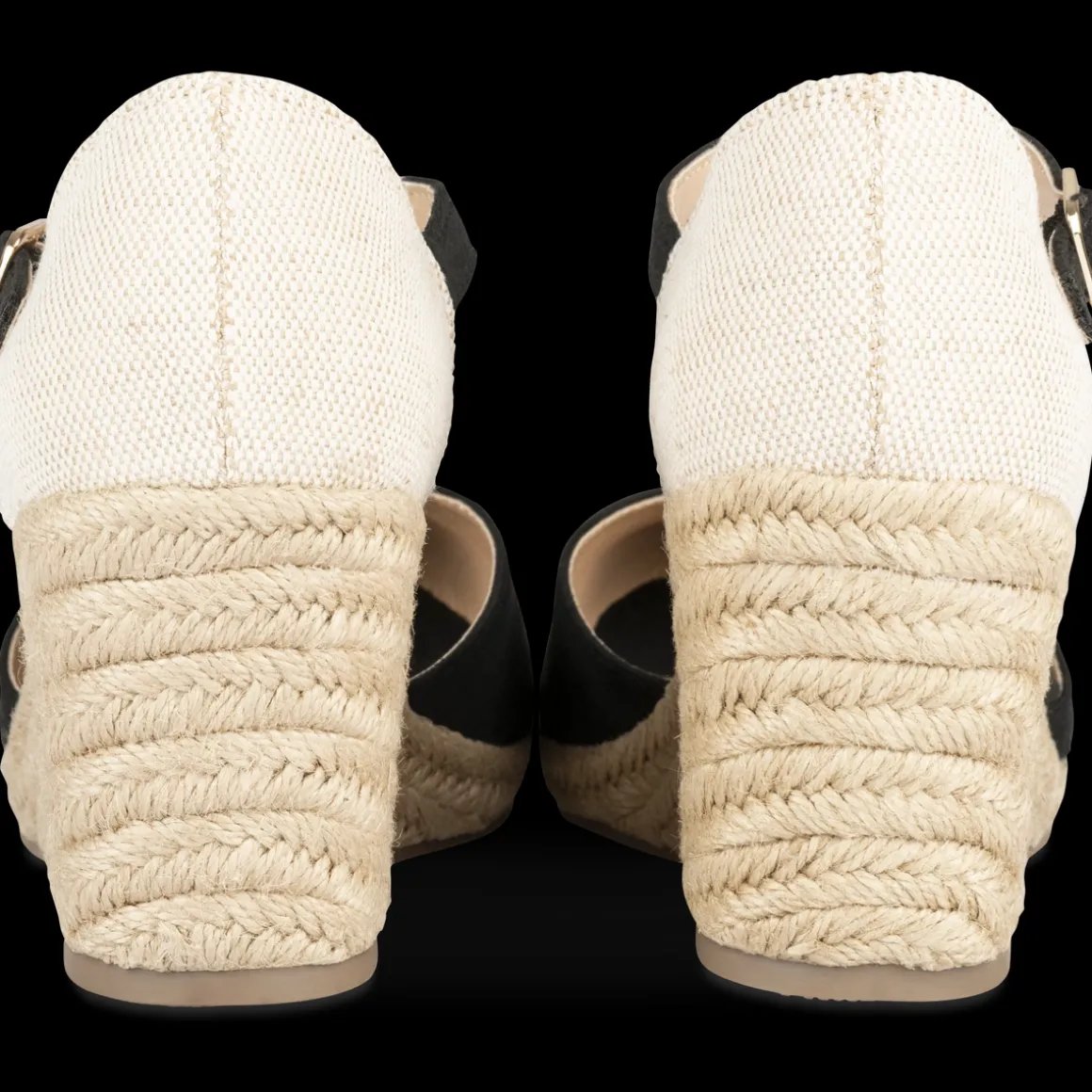 Espadrilles ZWART