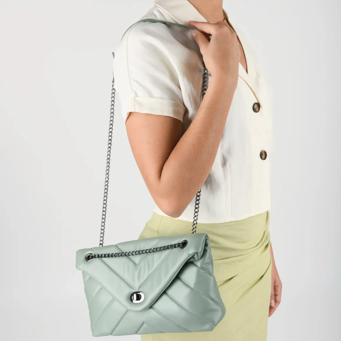 Handtas GROEN