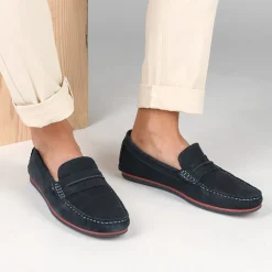 Mocassins BLAUW