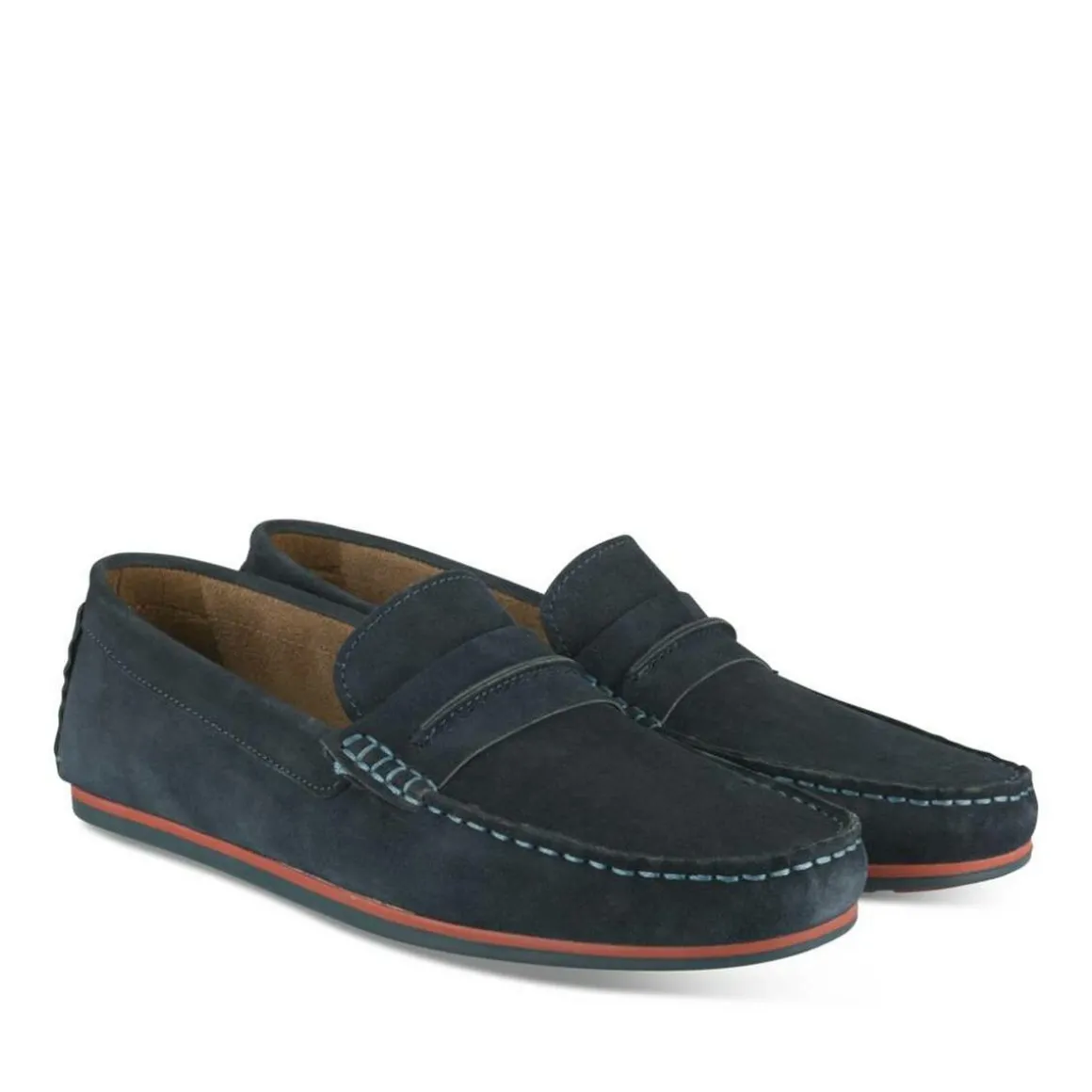 Mocassins BLAUW