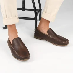 Mocassins KASTANJEBRUIN