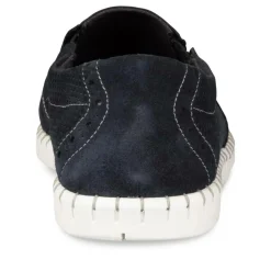 Mocassins NAVY DENIM SIDE LEER