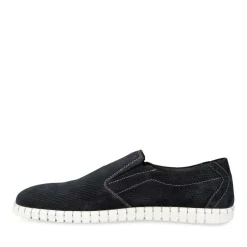 Mocassins NAVY DENIM SIDE LEER