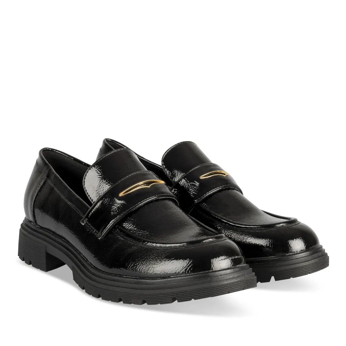 Mocassins ZWART