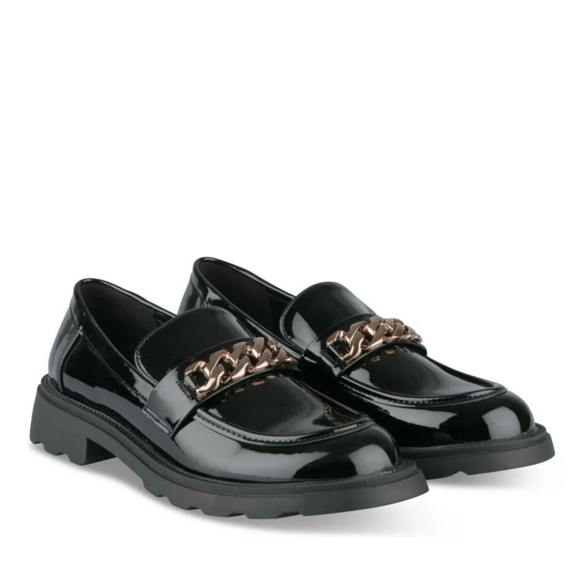 Mocassins ZWART
